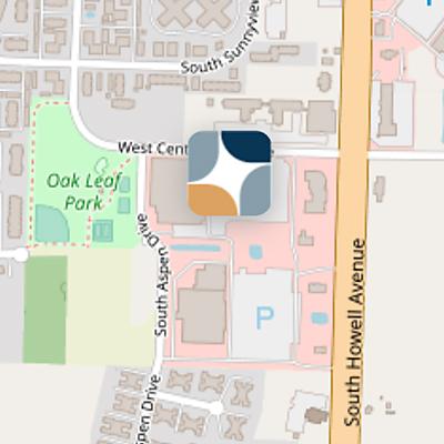 Oak Creek map